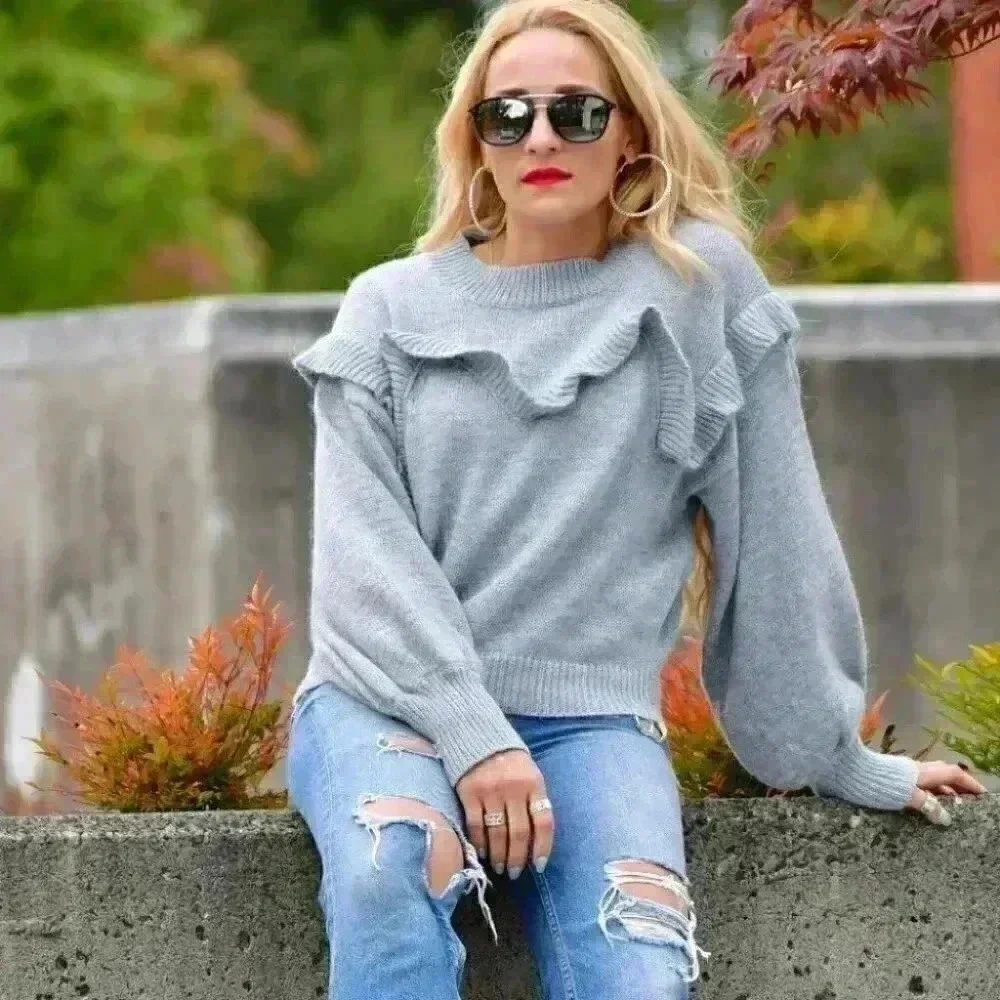 So soft! STEPH Gray Sweater